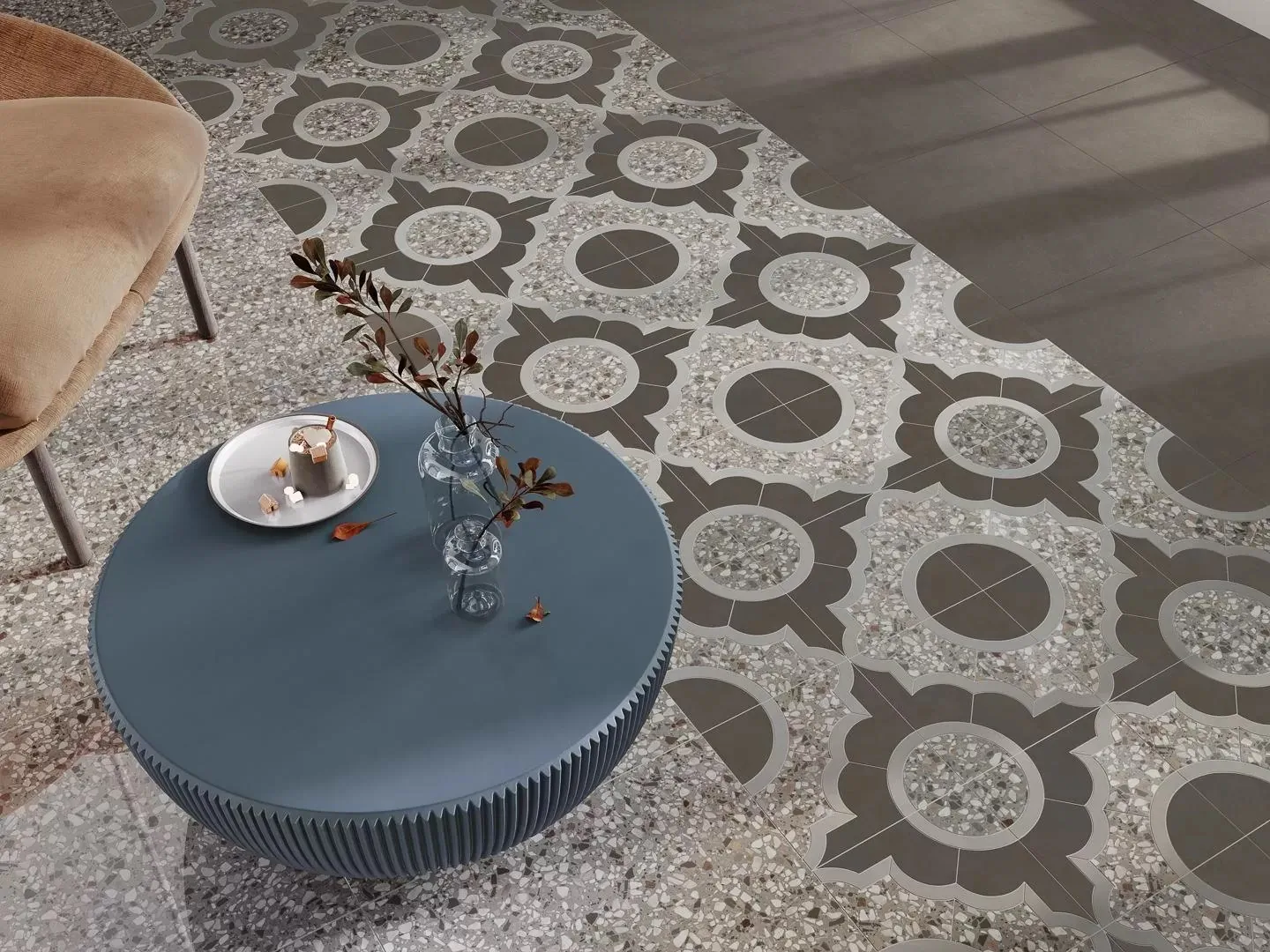 Керамогранит SG653222R Бричиола бежевый светлый лаппатированный обрезной 60x60