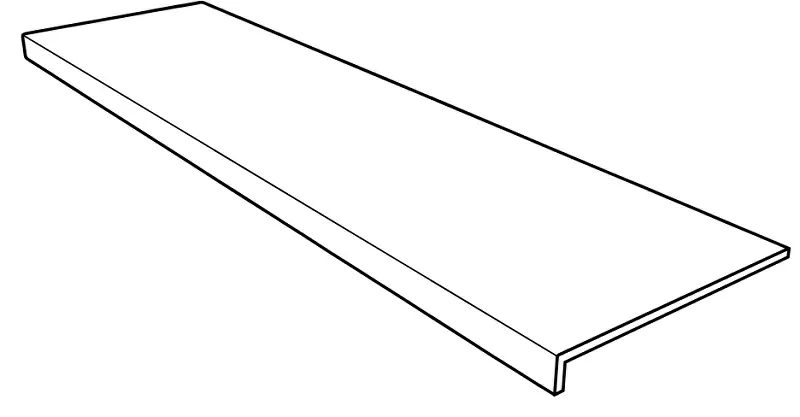 Клинкерная плитка Ступень фронтальная Selena Anti-Slip Rect. Mocca 31,5x120