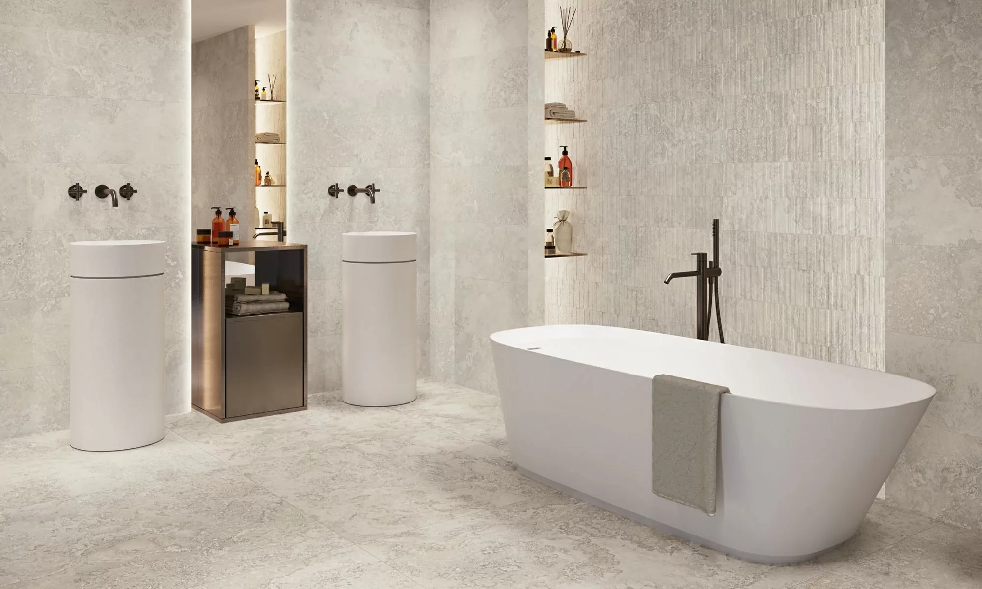 Керамогранит Rapolano 1867 Grey Rect 100x100