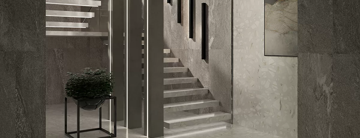 Керамогранит TN03 Плинтус Multicolor неполированный 7x60