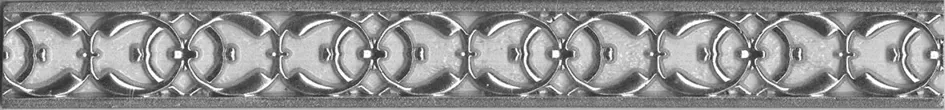 Плитка Alhambra Silver Moldura 3.5x29.75