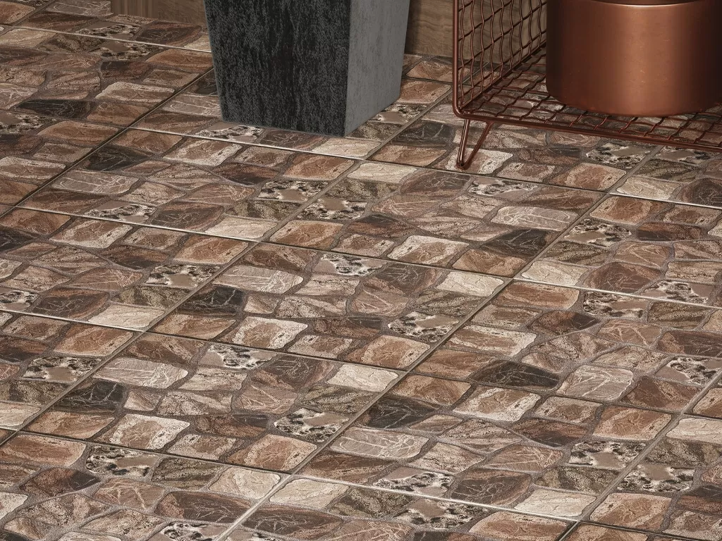 Керамогранит A16427 Vilio коричневый рельеф 29,8x29,8