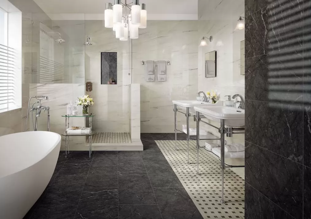 Керамогранит AORY Marvel Grigio Intenso Lappato 75x75