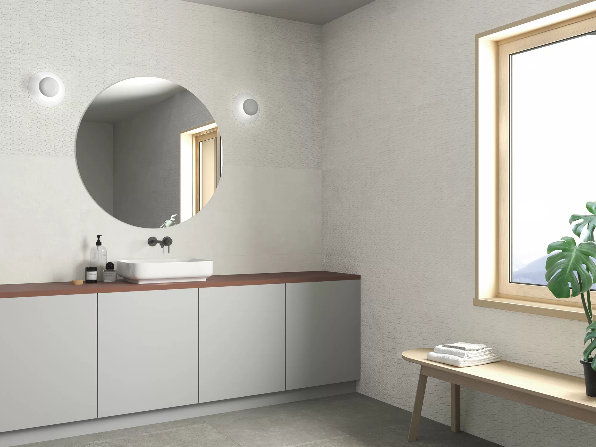 Плитка 27491 GRUNGE BEIGE/32X90/R 32X90