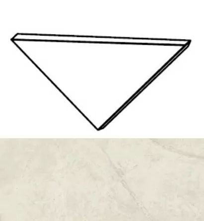 Керамогранит AGJ6 Marvel Calacatta Perla Corner A.E. Silk 1x1