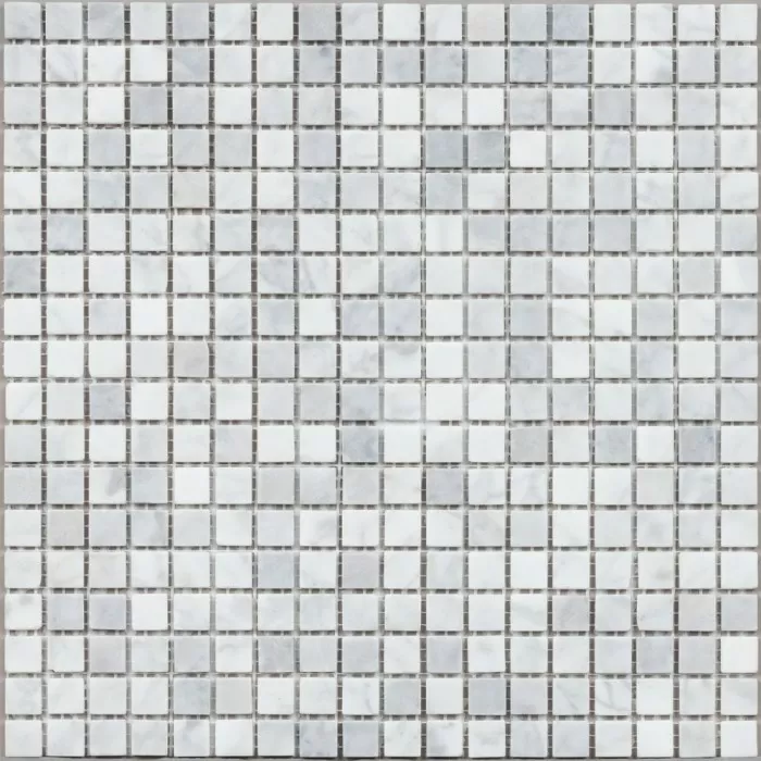 Мозаика DAO-536-15-4 Carrara мрамор 1.5х1.5 30х30