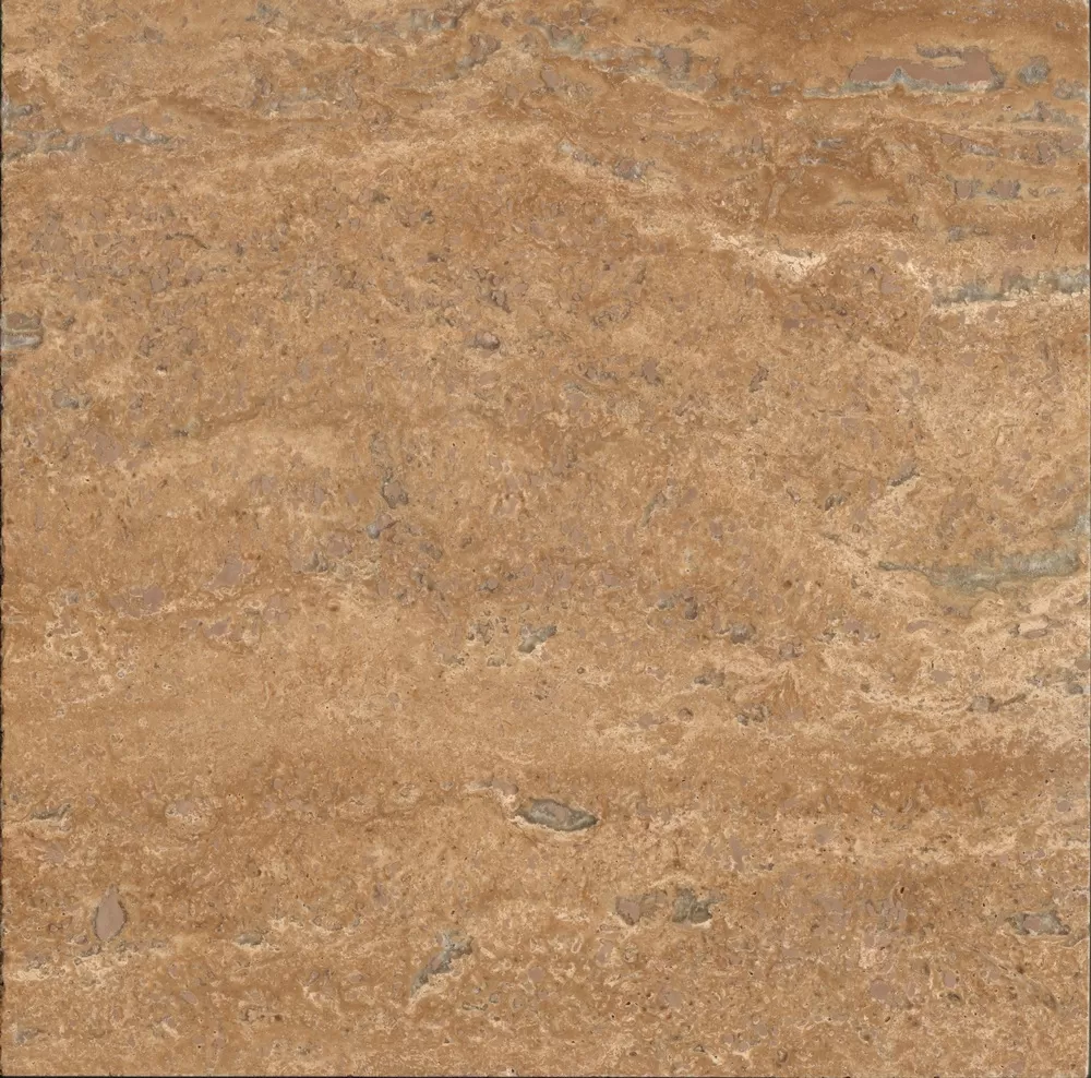 Керамогранит Toscana Polished 45,7X45,7X1,2, натуральный Травертин полировка