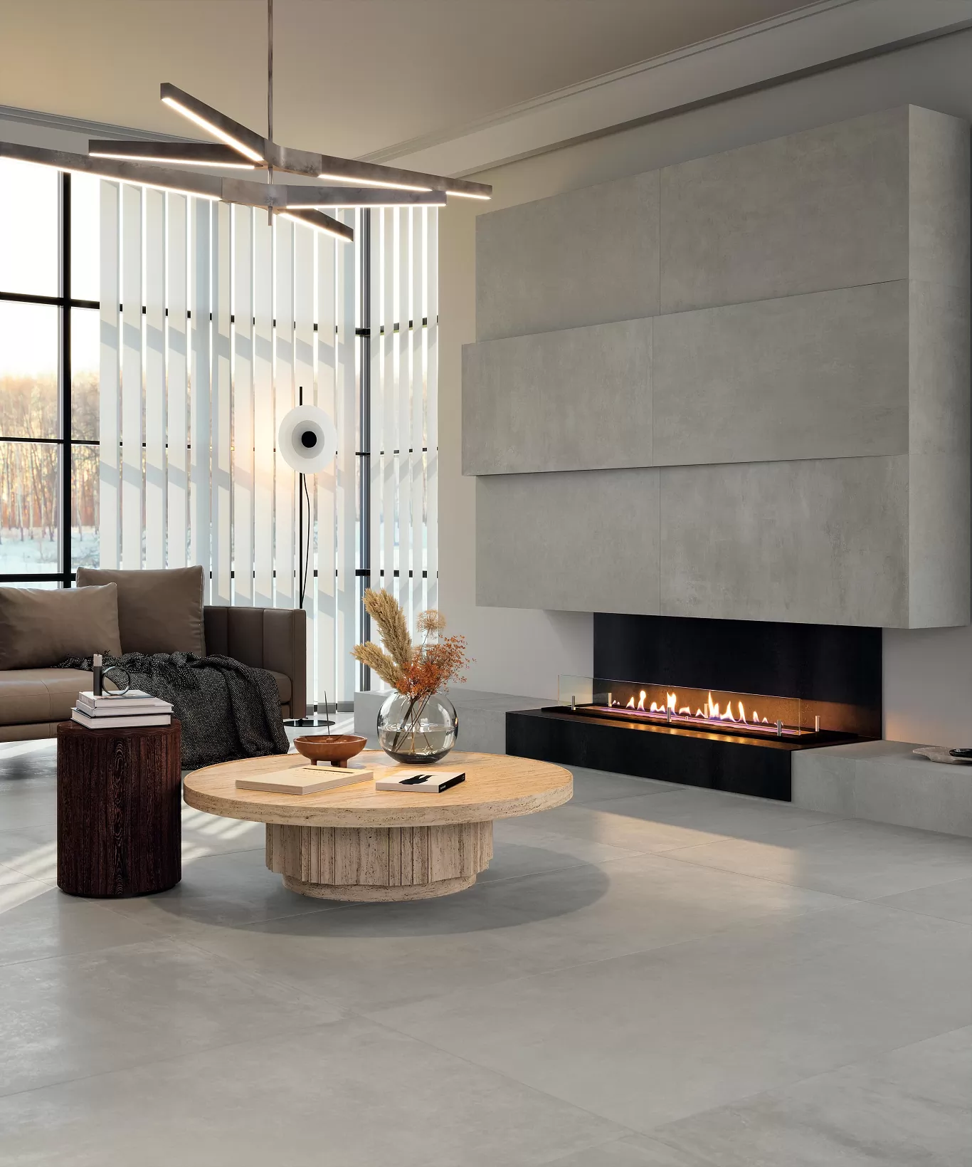 Керамогранит 610010002658 Rinascente Grey LASTRA 20mm R11 60x60