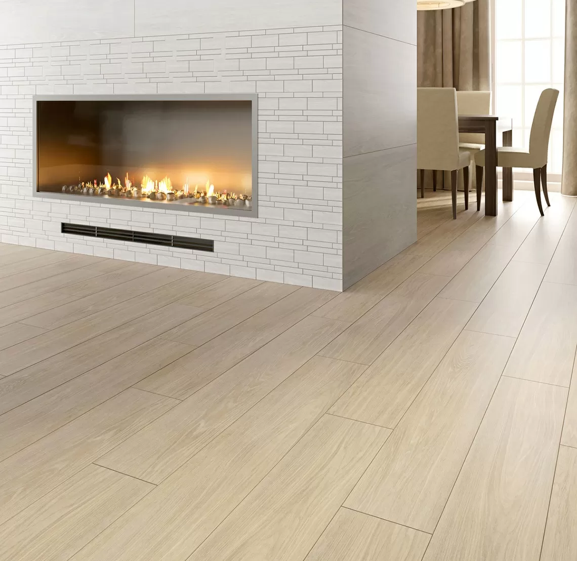 Керамогранит Skirting Granite WOOD CLASSIC Soft Dark Beige / Плинтус Granite Wood Classic Soft Бежевый LMR 120х6