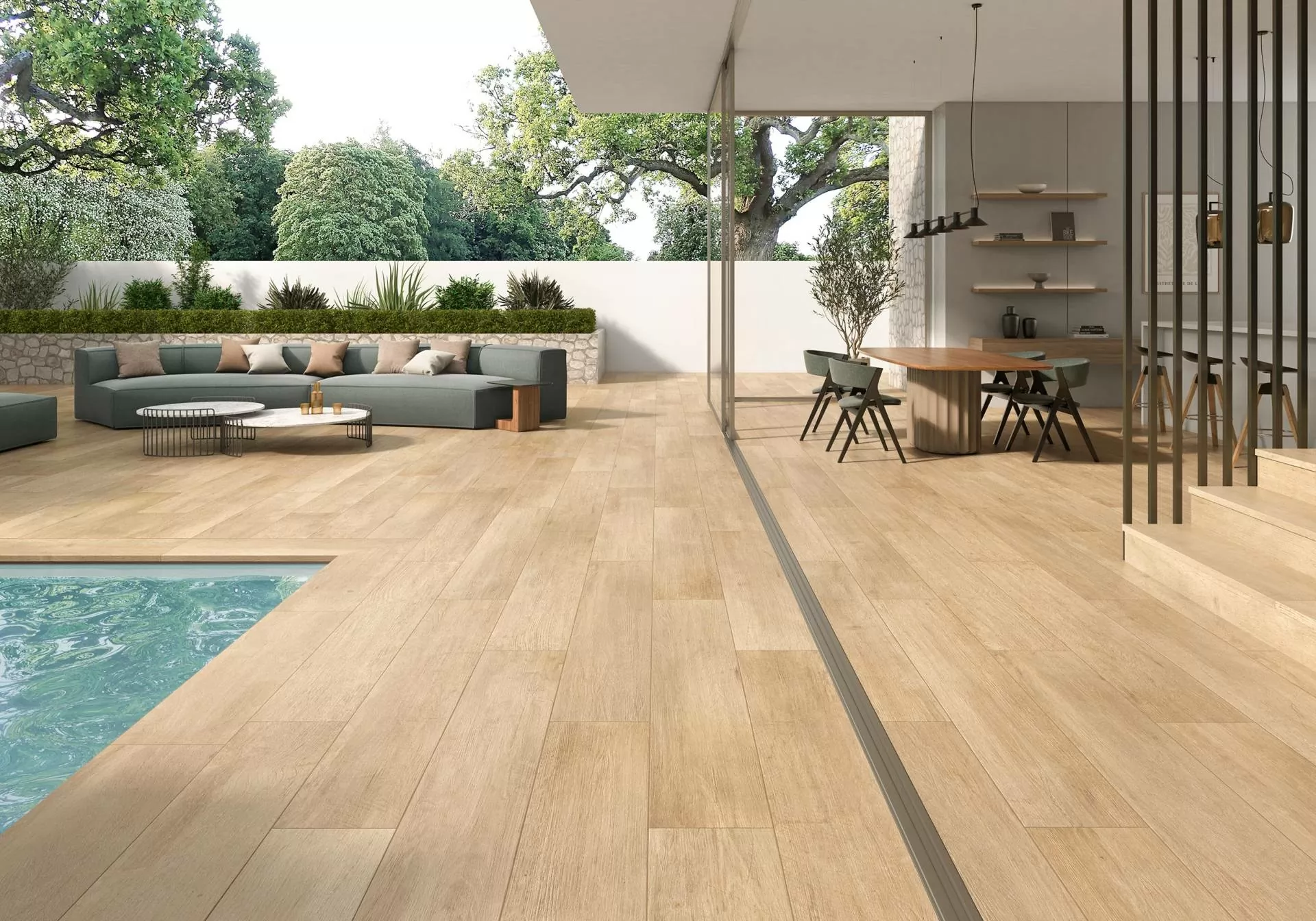 Керамогранит 231032 Woodside Natural 25х150