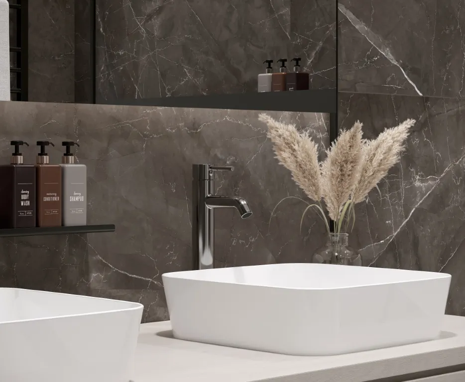 Керамогранит LP6012G0011R Timeless Pearl светло-серый матовый карвинг 59,5х119,1