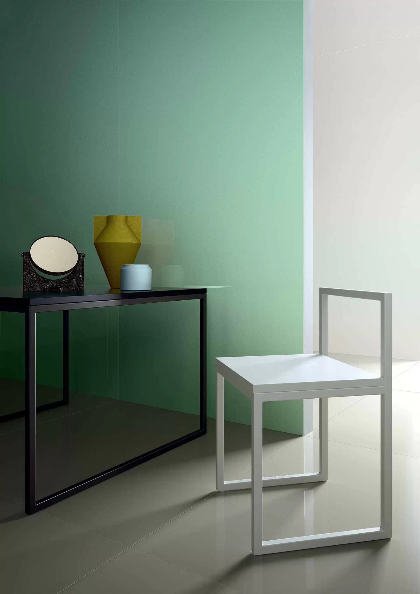 Керамогранит 757469 Cromatica Verde Luc Ret 6mm 120x240