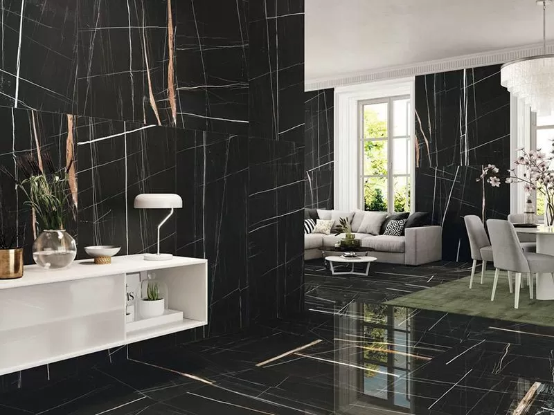 Керамогранит Titanium Black Pulido Rect 80x80