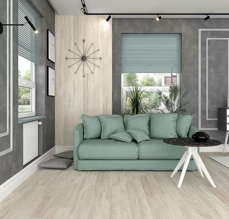 Керамогранит SG517920R Rainwood бежевый обрезной 20х119,5