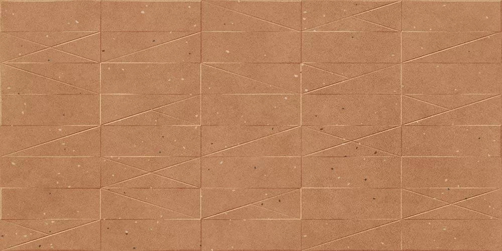 Керамогранит 230376 Land Terracota Decor Rect Matt 59.5x119.2