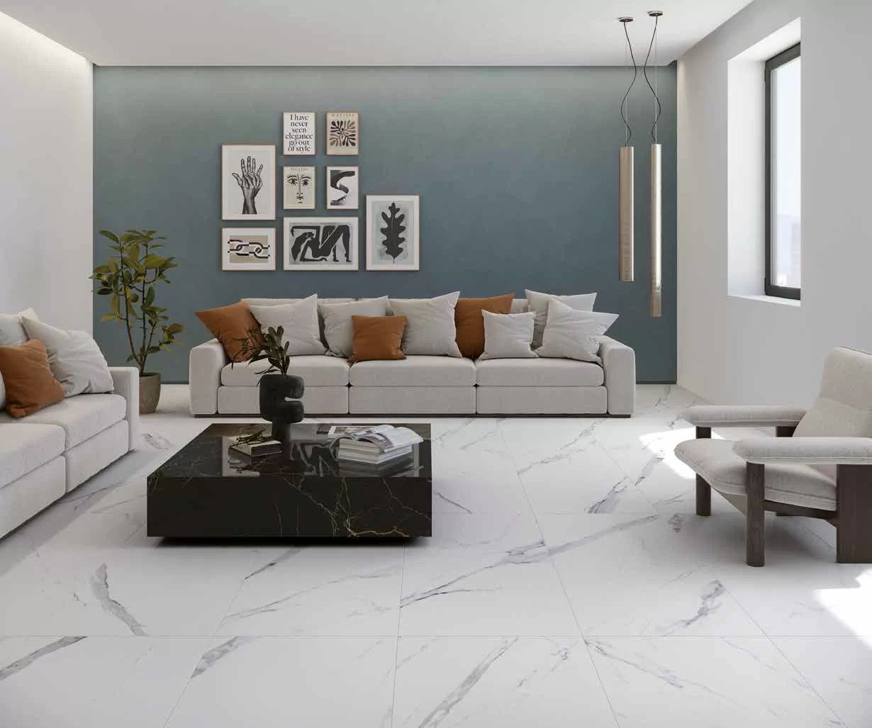 Керамогранит Aurea Indigo Rett 60x120