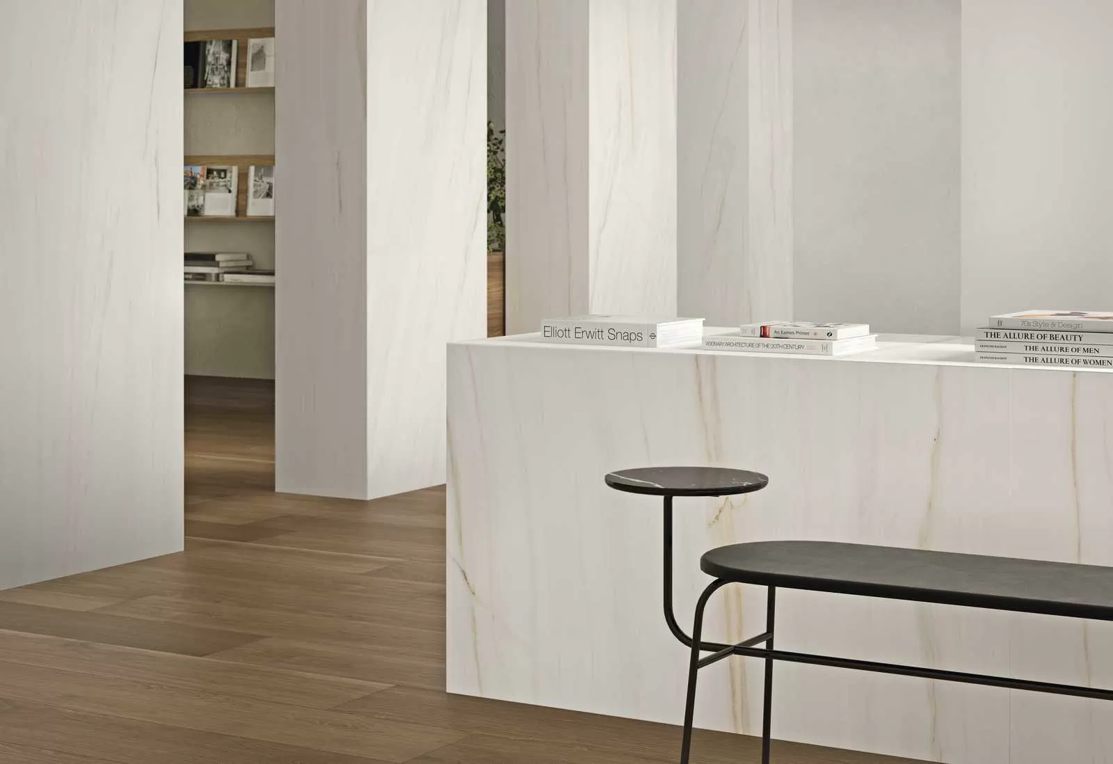 Керамогранит MENX Grande Marble Look Elegant Black Lux 120х280