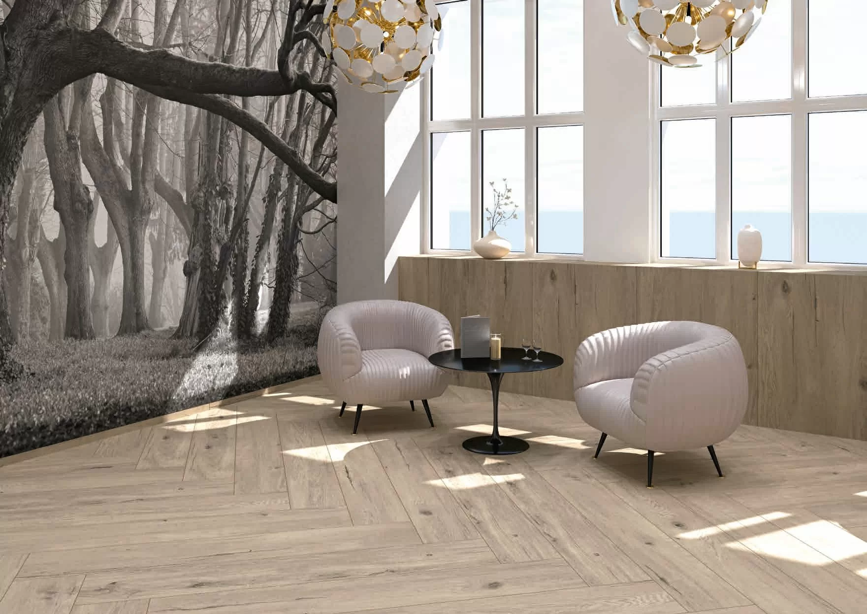 Керамогранит Classic Oak 825 Silber R10 1600x263x8