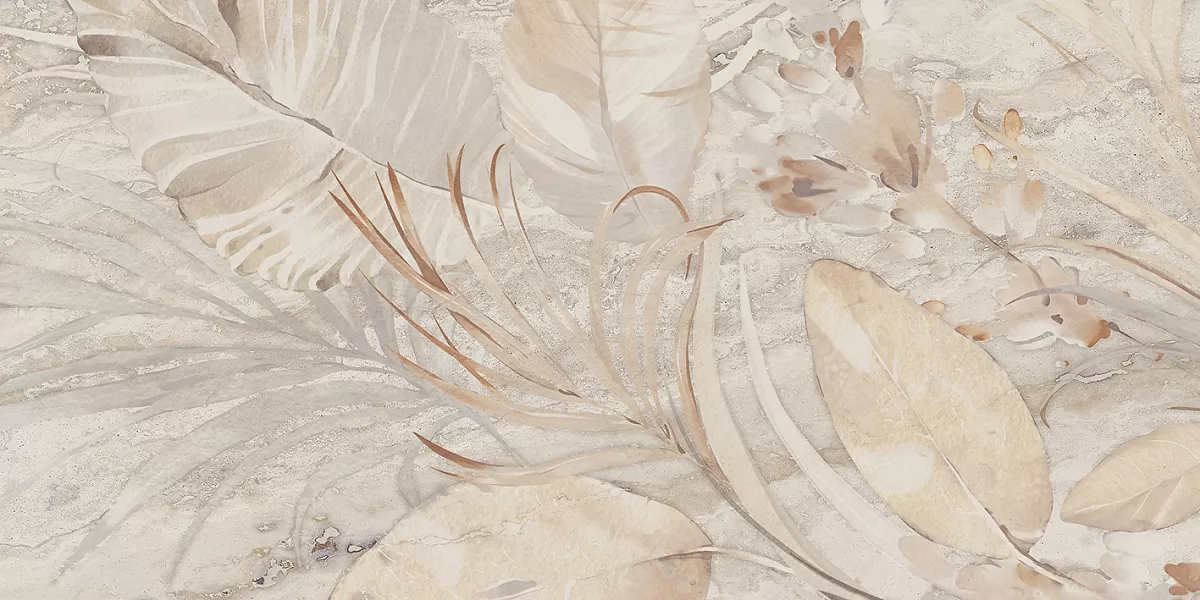 Керамогранит Pav. Decorado Lily Soft Ivory 60x120