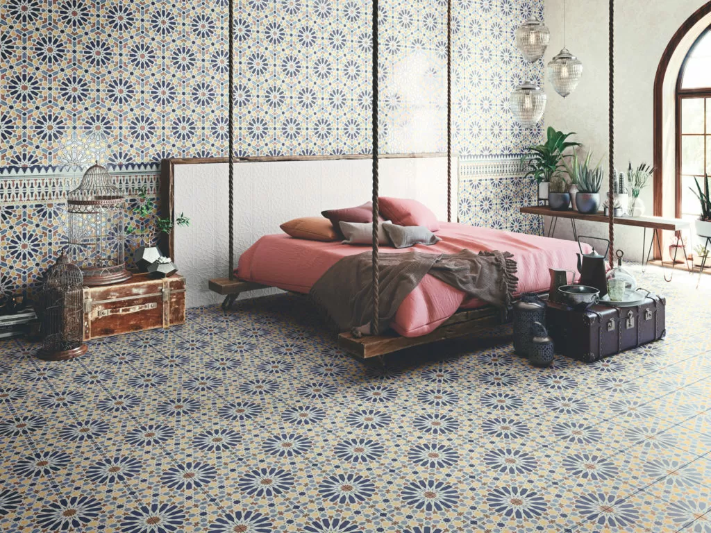 Плитка Alhambra Silver Moldura 3.5x29.75