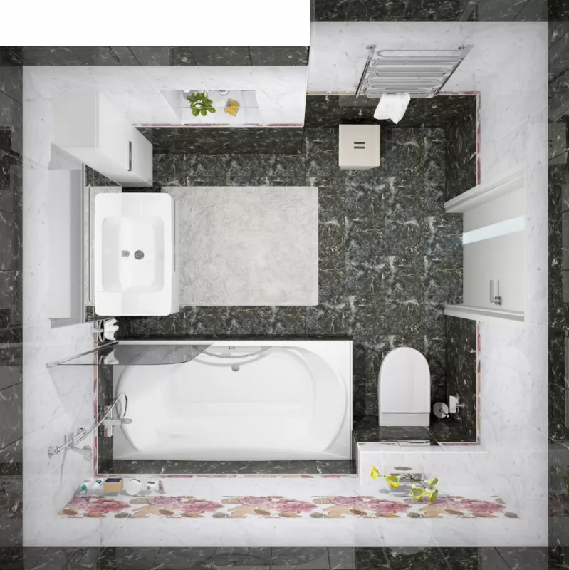 Плитка Monocolor Бордюр стекло Silver 2х25