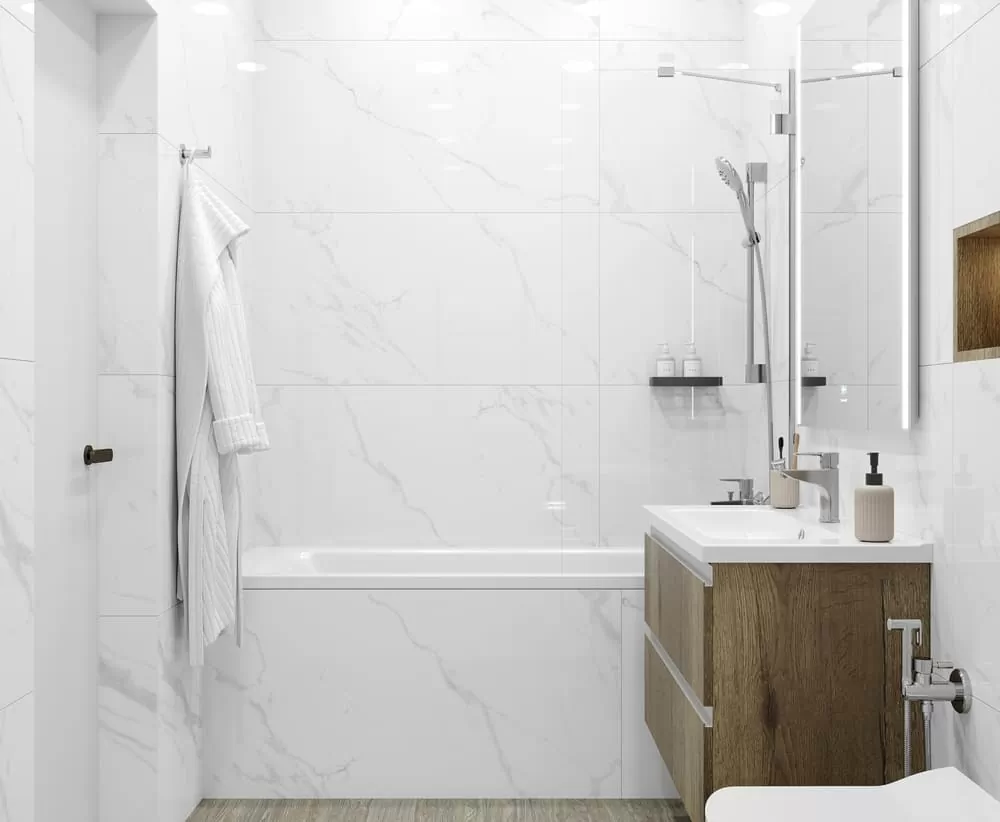 Керамогранит Statuario Justice Grey Белый Полированный 80х80