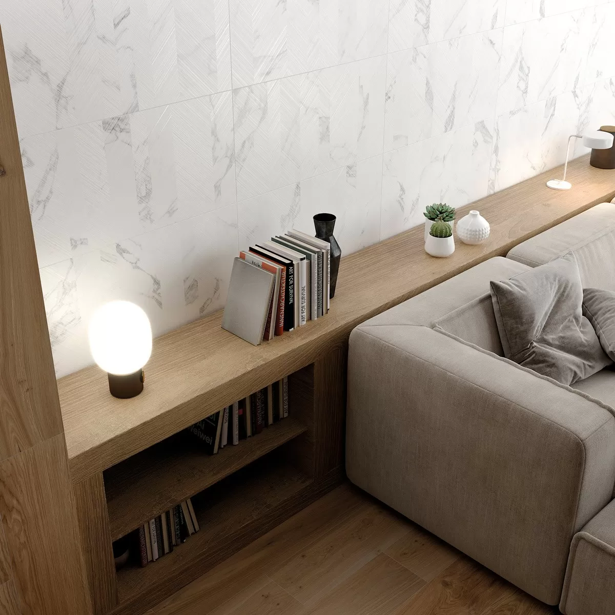 Керамогранит Aura Crema 32x62.5