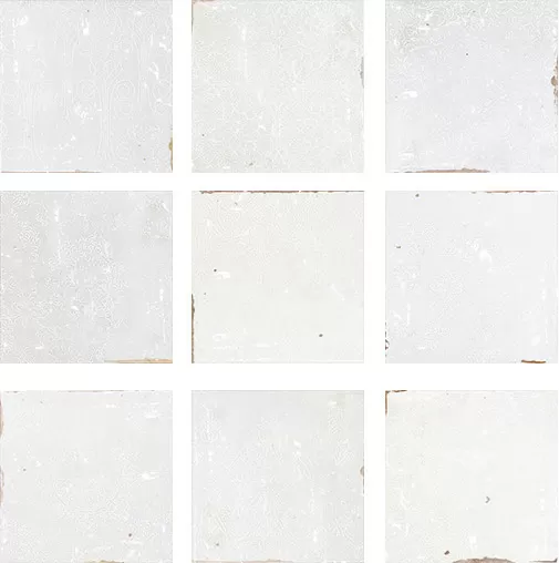 Плитка 111353 ZELLIGE DECOR WHITE 12.5x12.5