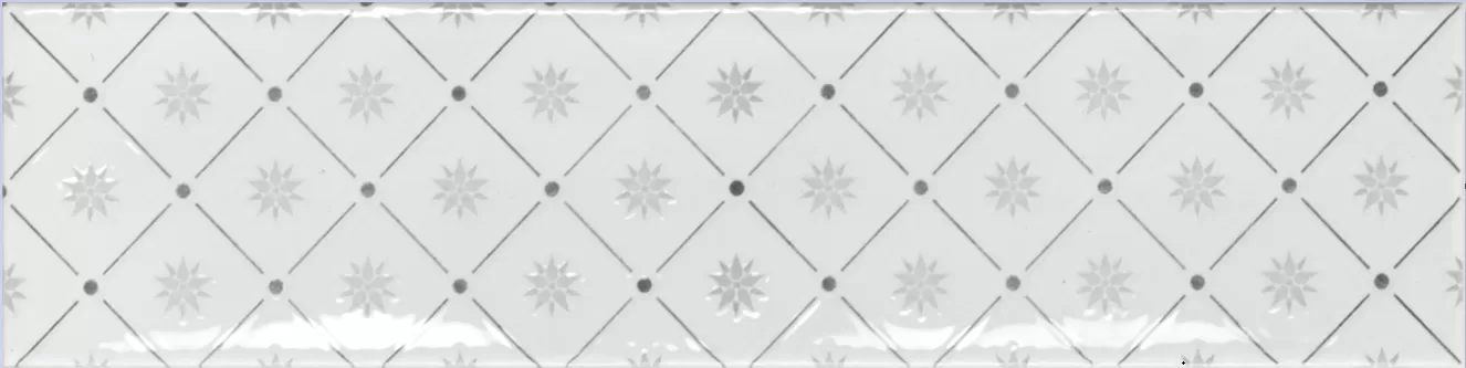 Плитка OCEAN DEC WHITE & BLACK MIX 7.5x30